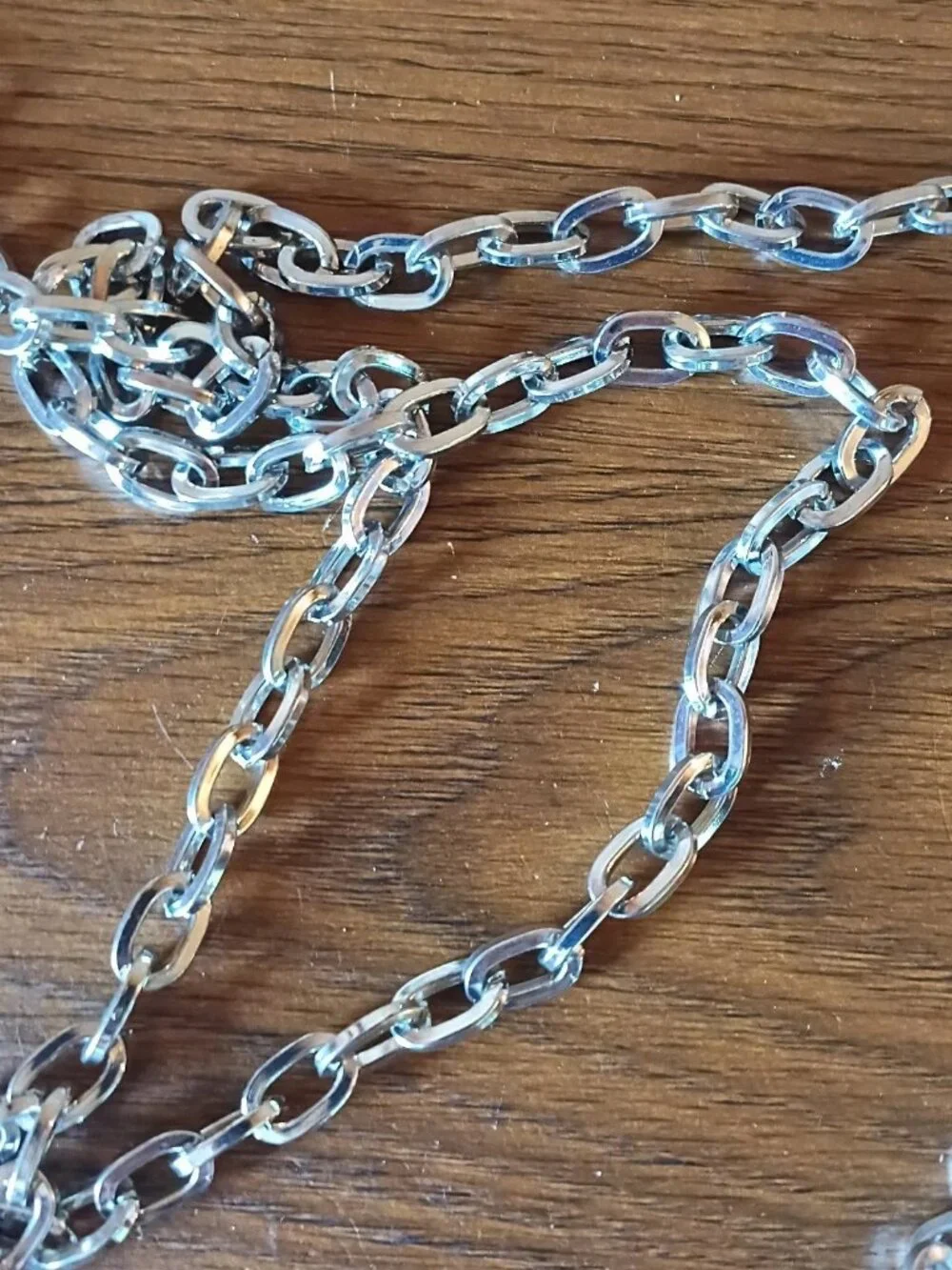 BOMAI Y2K Silver Tone Butterfly Waist Chain Belt Teddy Bear Charm Adjustable NEW